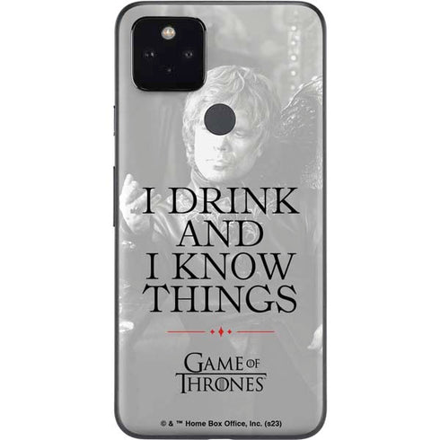 Game of Thrones: Tyrion Lannister Quote Google Pixel 5a Skin